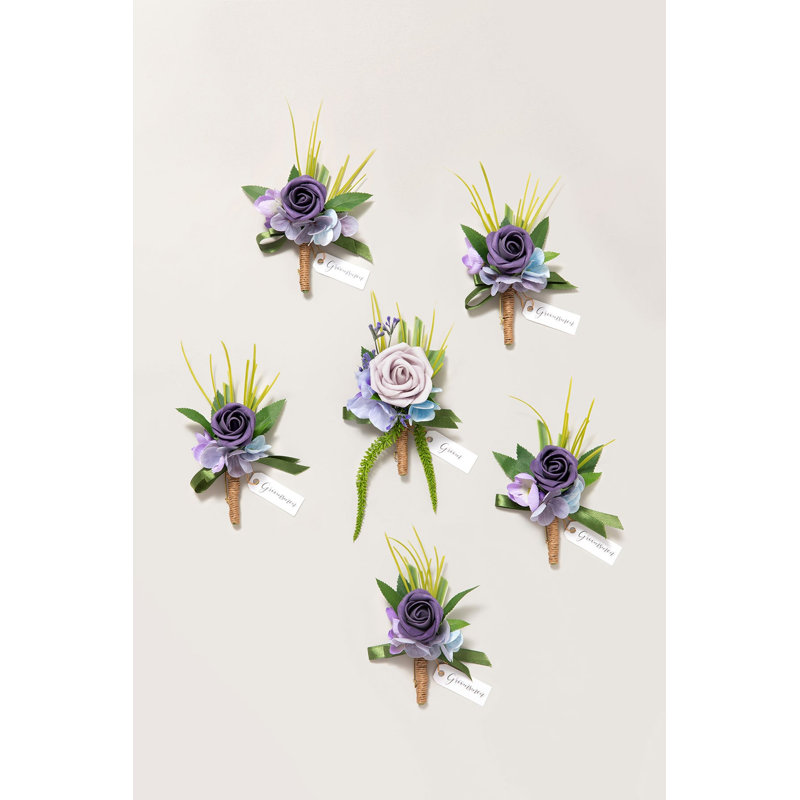 Boutonnières Ling's Moment en Rêve Violet Éthéré, Mauve