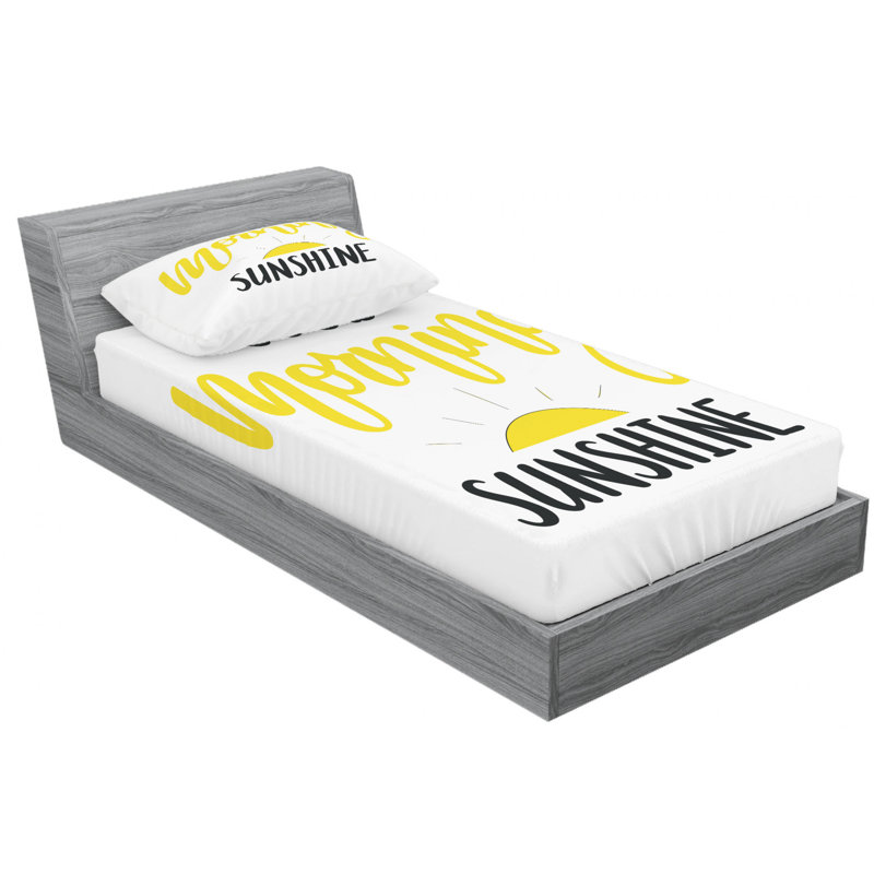 Microfiber Sheet Set, Twin XL Sheet Set with Fitted Sheet