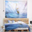 Navire de paysage marin dans la tapisserie de la mer bleue-28504647