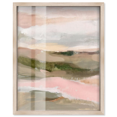 Misty Mountain Morning II Shadowbox Print Landscape Art by Art Remedy