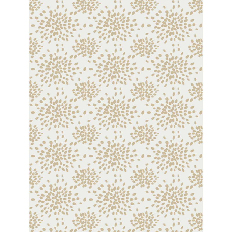 COUVERTURE MURALE DE Feux d'artifice, Blanc / beige