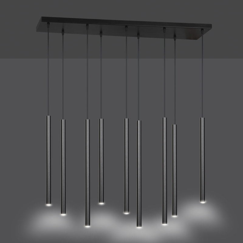 Anna-Leigh 9 - Light Cluster Pendant, Black