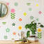 Retro Flower Wall Decal