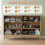 Armoire 6 tiroirs Imitation Marble-Top