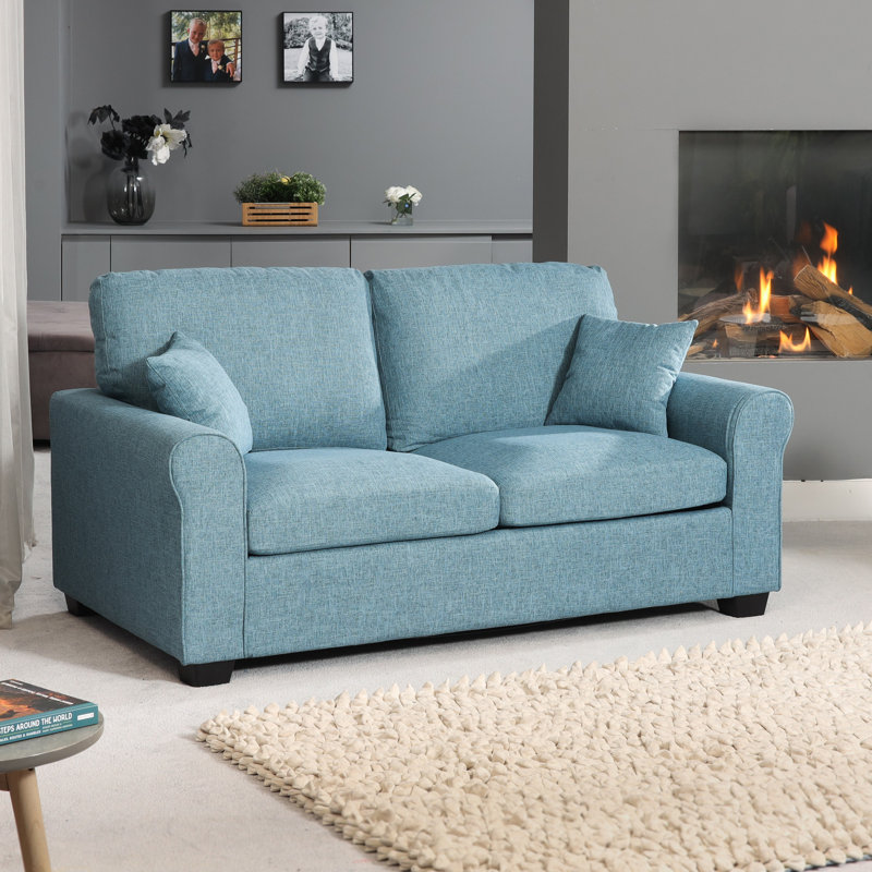 Alaziah 2 Seater Sofa Bed, Teal