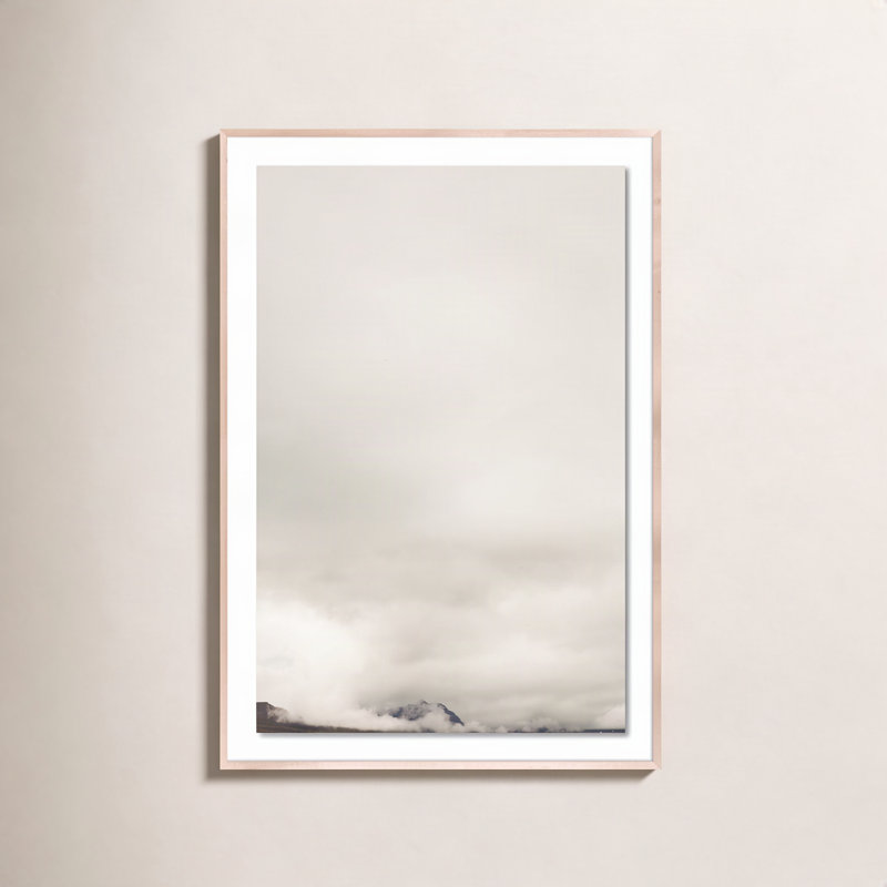 «Clouds 11» par Riley Ryan - Reproduction de photo sur papier encadrée, H 60 po x l 42 po x P 2,5 po, Naturel