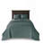 3 Piece Reversible Bedspread Set Balsam Green