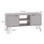 Dufresne Wide Screen TV Stand with Two Cabinets for TVs up to 48"