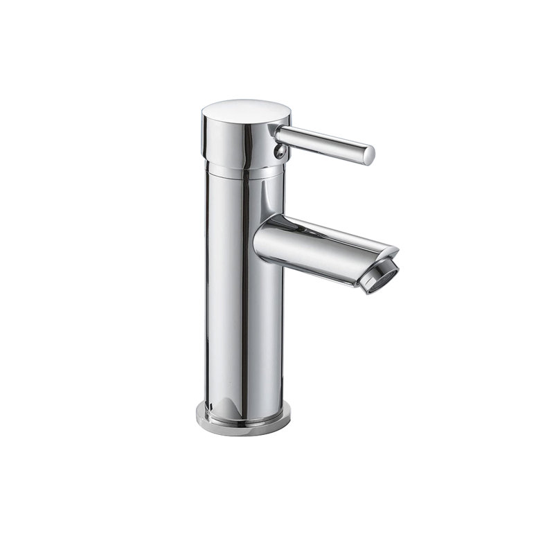 Robinet de lavabo pour salle de bain à poignée simple Topcraft, Chrome chrome