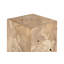 Teak Slice Pedestal, Square, Bleached-858140906