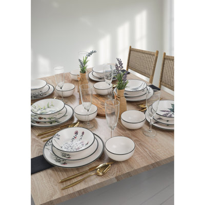 Ceramic Dinner Set (24 Pieces)