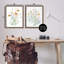 «Summer Garden Watercolor Daisies», ensemble de 2 toiles flottantes encadrées par Katrina Pete-437418751-437418744
