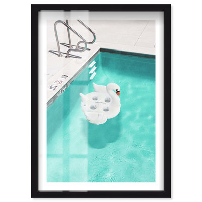 Impression de boîte-cadre près de la piscine par Notoriart