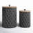 Armante 2-Piece Metal Decorative Jar Set