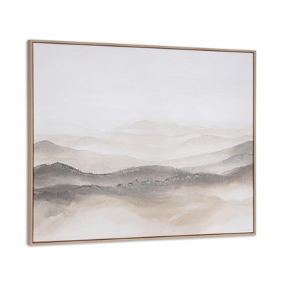 Over The Hills, Hand Painted Canvas
