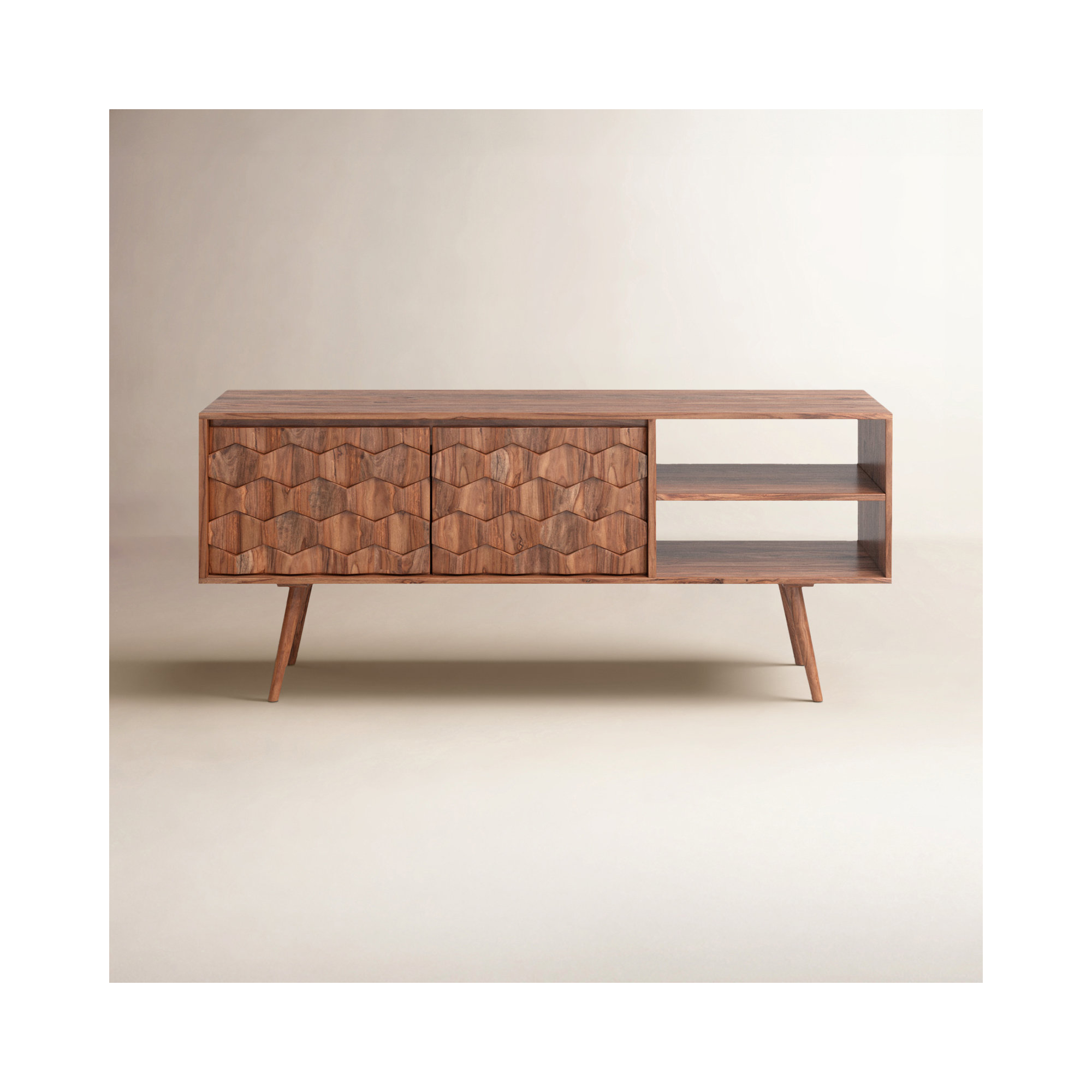 Alice 57'' Media Console, Natural