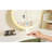 Crystal Edge LED Makeup Mirror With 3-Color Dimmable Lighting