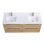 Meuble-lavabo mural avec lavabo et tiroirs-705598948