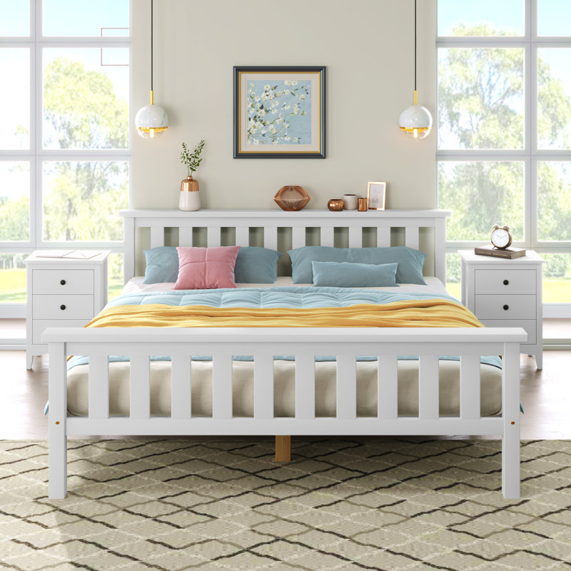 Ayrshire Solid Wood Bed, Double (4'6)