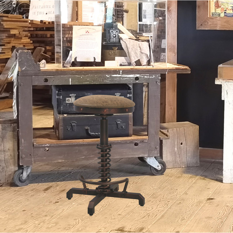Tabouret de bar rotatif à hauteur ajustable Jaiton