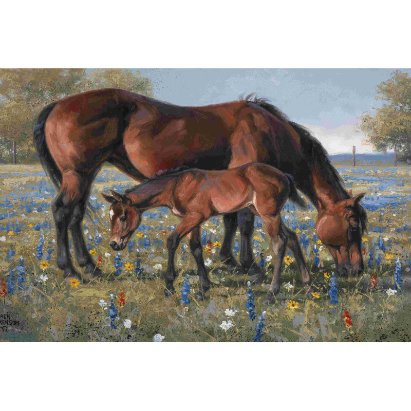 " Wildflower " by Jack Sorenson, 8" H x 12" W  