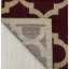 Tapis de zone rouge anti-dérapant Yasser