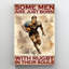 «Men Just Born With Rugby», reproduction d'art rectangulaire sur toile tendue 1 pièce-1791374183