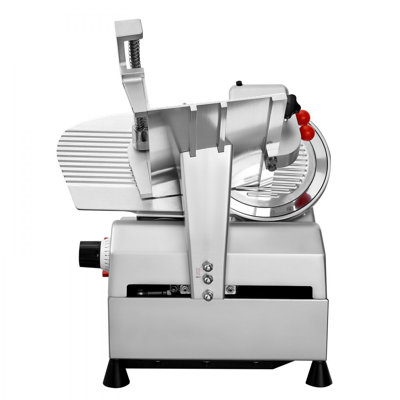 Automatic Meat Slicer, 540W Deli Slicer, 2 PCS 10" Stainless Steel Removable Blade, 0-15mm Adjustable Thickness, Child Lock Protection, Food Slicer Machine for Meat Cheese Bread for Home Use