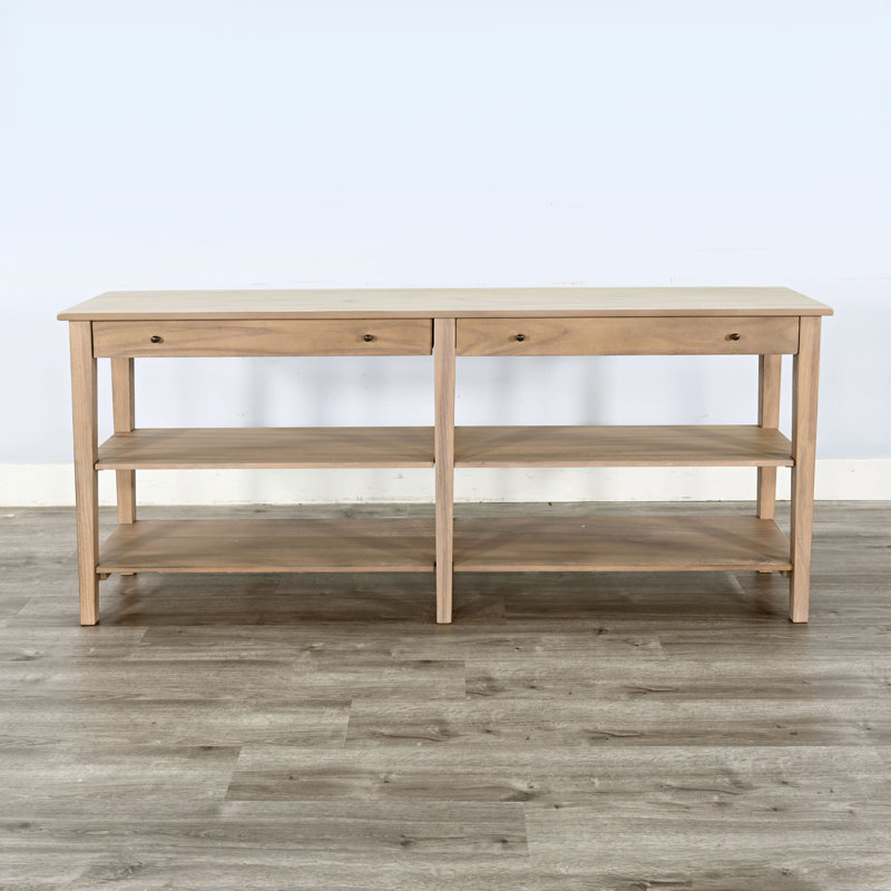 Console 71 po Birender, Bois naturel
