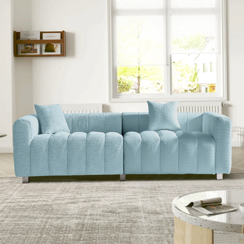 Causeuse 3 places 83,46 po, Bleu