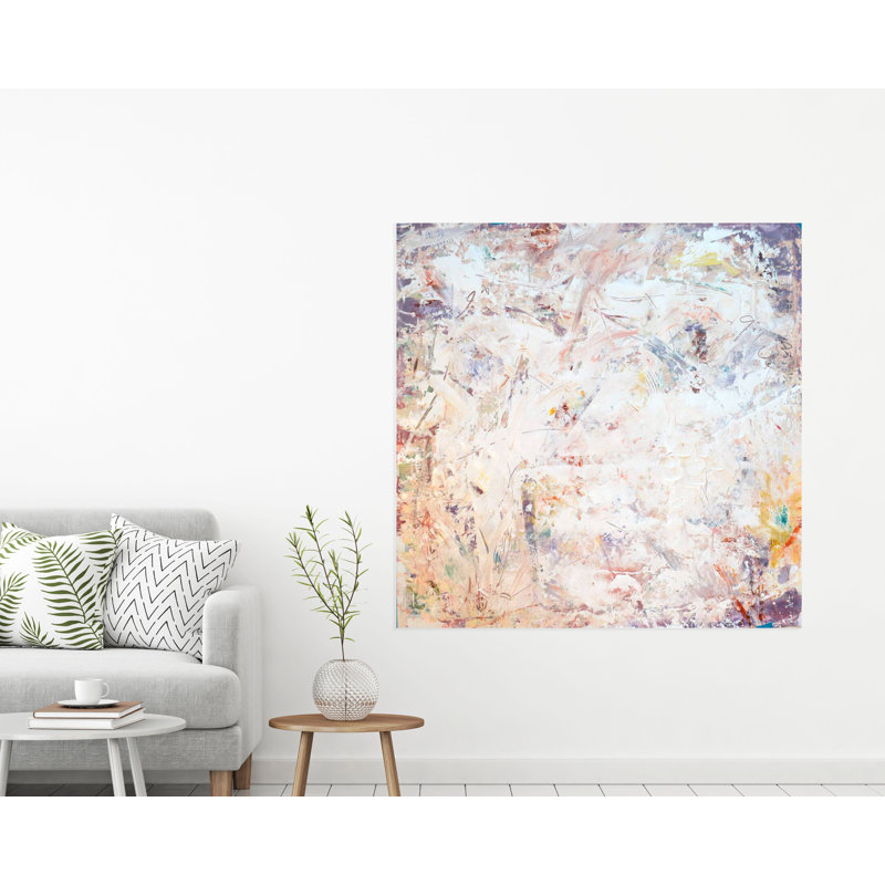 Bubble Gum - Artist Enhanced Canvas Print, 36" H x 36" W x 1.5" D, Wrapped Canvas