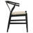 Kather Wood Wishbone Dining Side Chair Black-622057845-622057842
