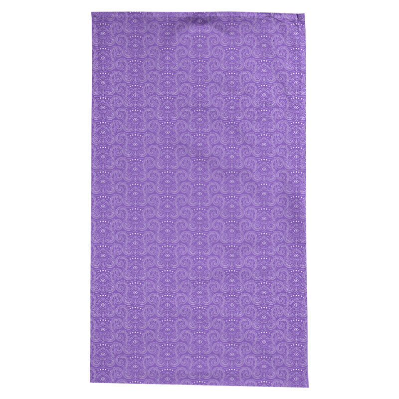 Leffel Geometric Tablecloth, Purple/White