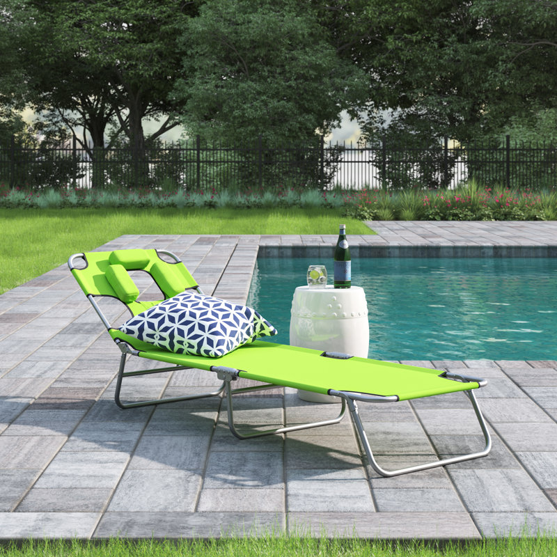 Kymere 75.6" Long Single chaise, Green