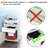 White Office Cabinet With Drawer And Cabinet, Mobile , Provides Ample Storage Space, Fits Under Desks In White, Easily