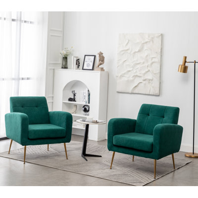 Fauteuil capitonné de 29 po de largeur Alixon