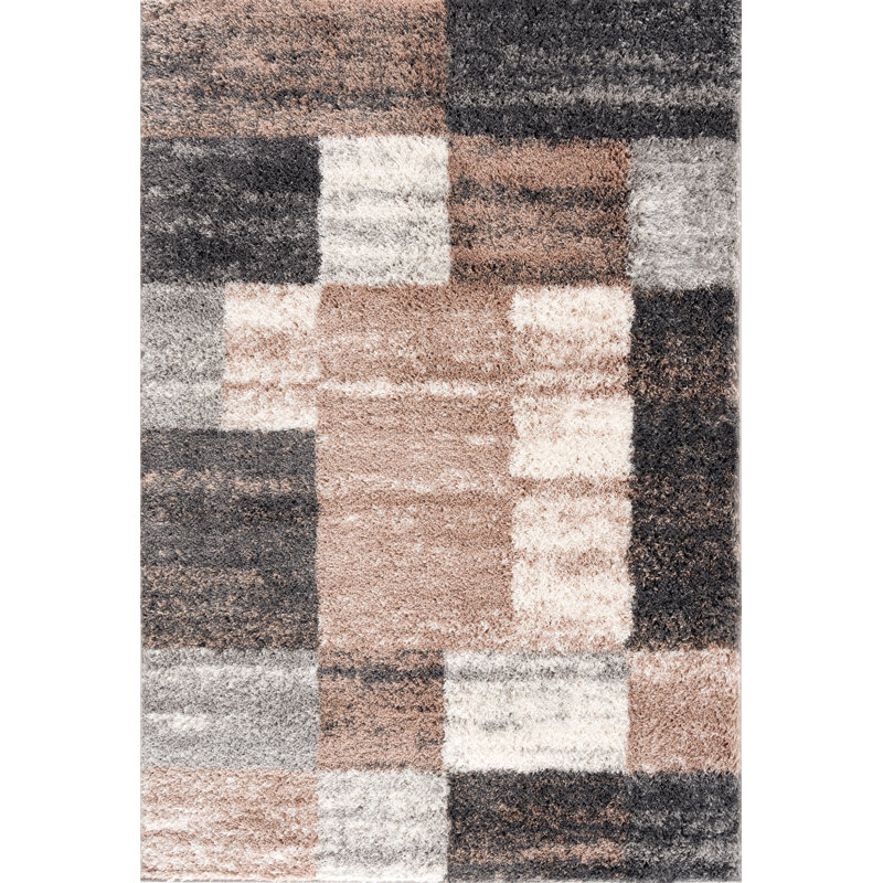 Geometric Indoor Rug, Rectangle 6'7" x 9'6"