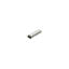 Deltana BDSR40U14 4" Contemporary Half-Cylinder Tip Baseboard Bumper, Solid Brass in Polished Nickel