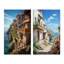 «Espagne Azure Coastline Village», 2 pièces-1138114120-1138114098