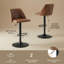 Chaise de bar pivotante à hauteur réglable-129680700