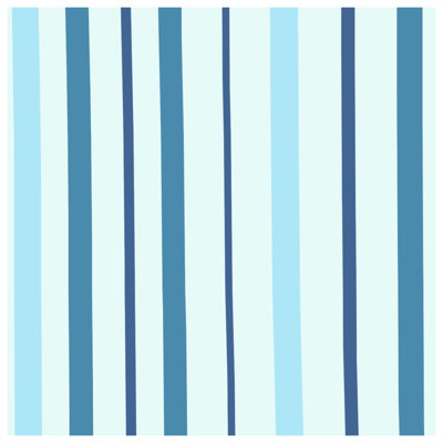 Blue Vertical Stripes Comforter