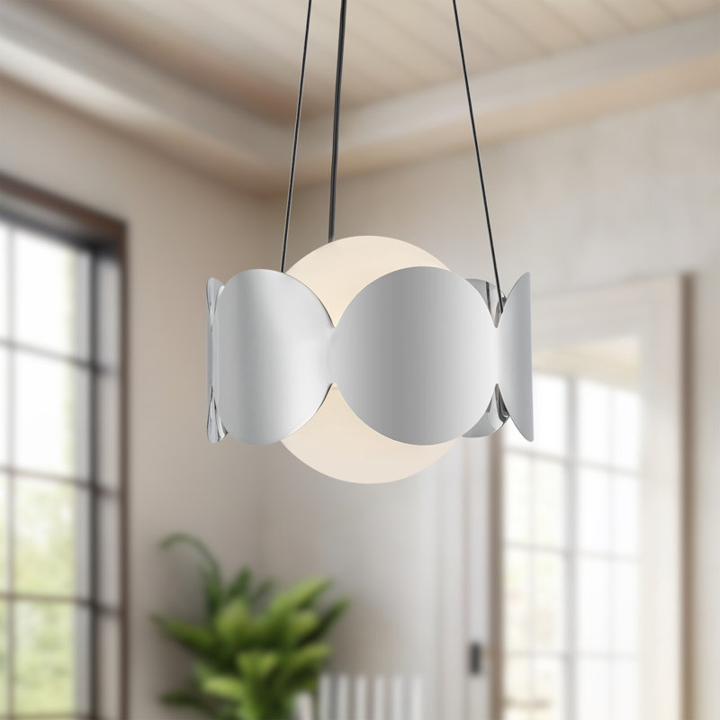 Ciel 1 - Light Pendant, White, Silver