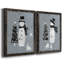 «Snowman Galvanized I», ensemble de 2 reproductions-10970657-10970684-10970687