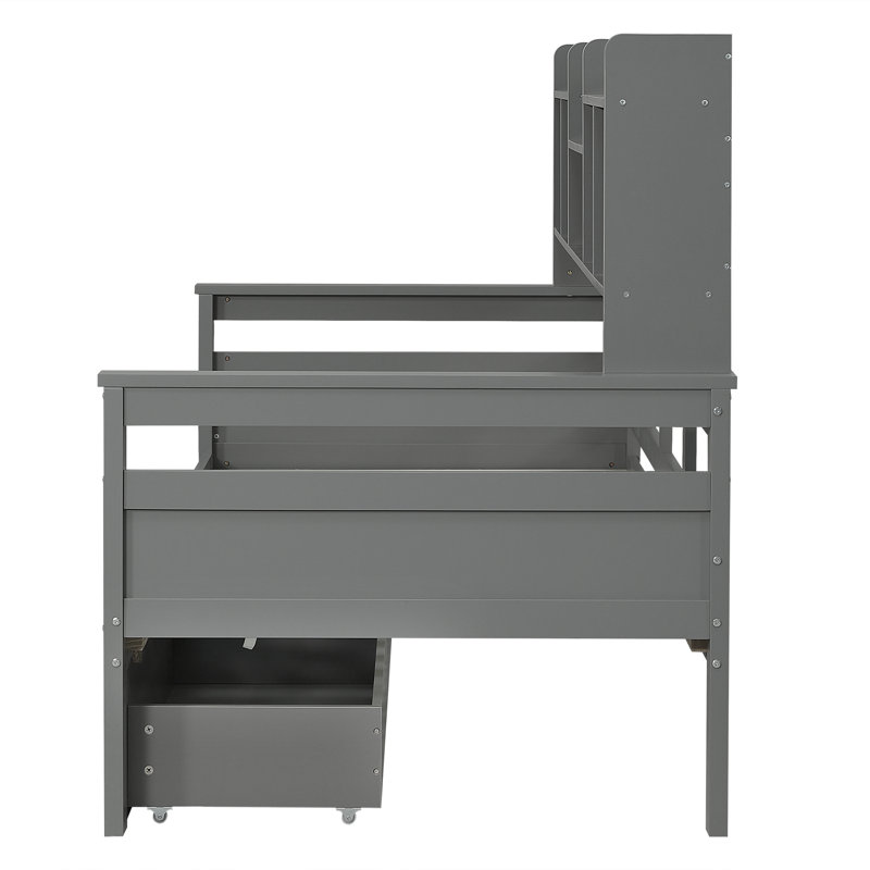 Storage Bed, Grey