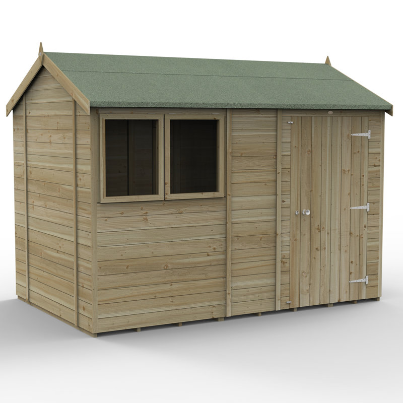 Timberdale 10 x 6 Reverse Apex Shed, No