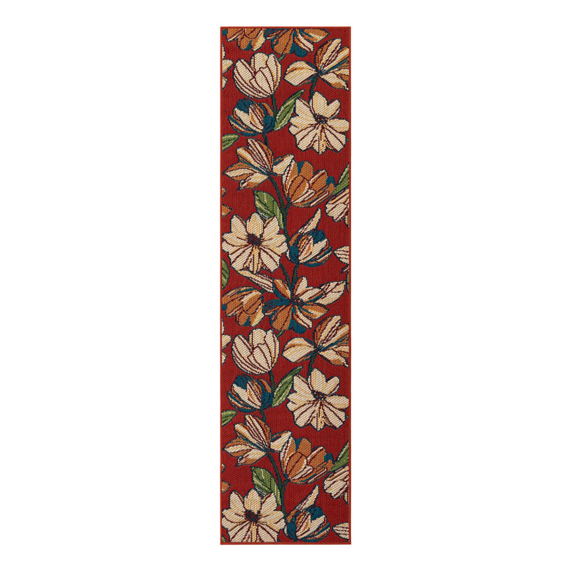 Tapis intérieur / extérieur Camalu Marlenia, Tapis de couloir 2 pi 7 po x 10 pi