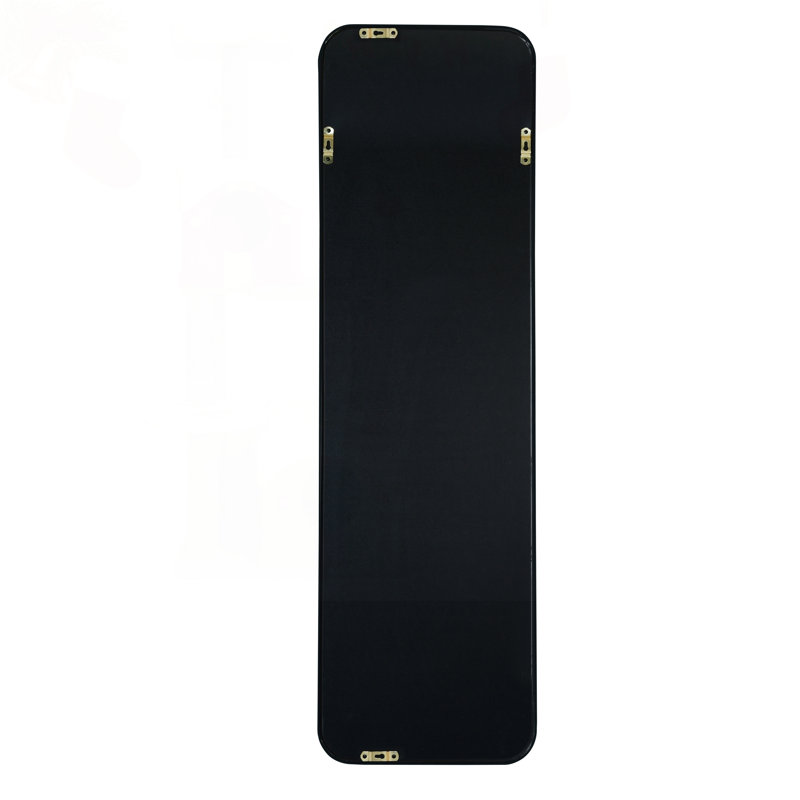 Miroir de porte noir 47 po x 14 po