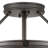 Collier Three-Light Semi-Flush Mount Ceiling Light - Black Oxide