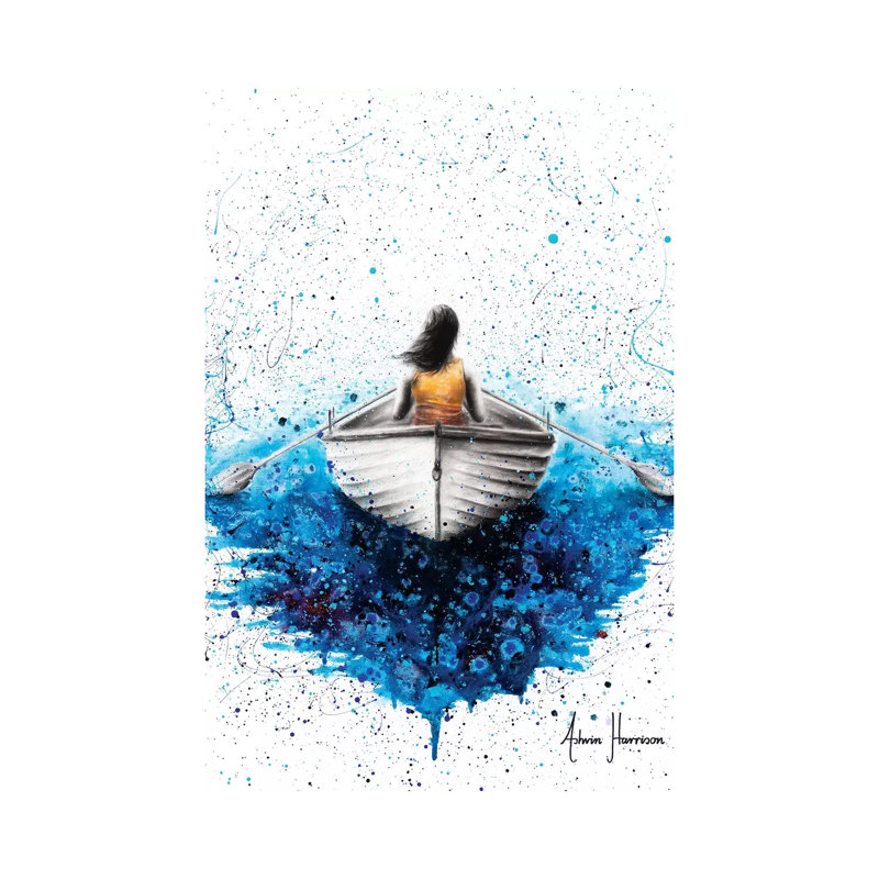 Finding Me by Ashvin Harrison - Print on Canvas, Wrapped Canvas, 20.32 cm H x 30.48 cm W