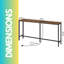 Aisen 160cm Console Table